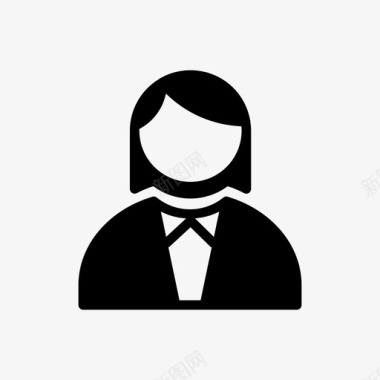 女用户界面用户界面图标