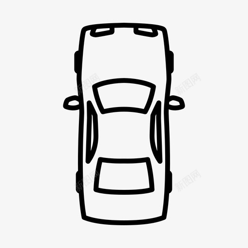汽车顶视图汽车零件svg_新图网 https://ixintu.com 汽车 车顶 视图 汽车零件 运输