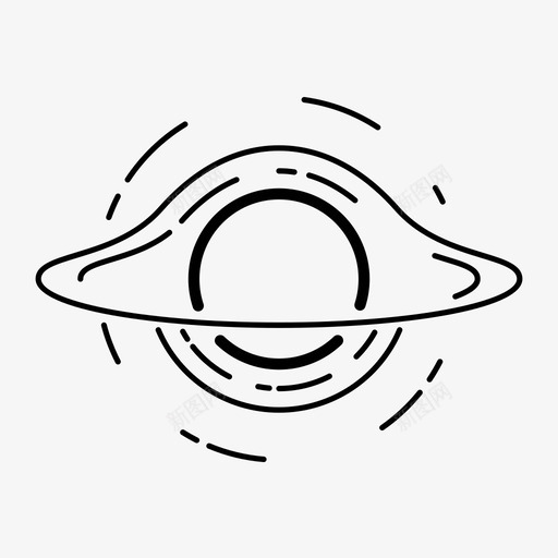 黑洞天文学视界svg_新图网 https://ixintu.com 黑洞 洞天 文学视界 物理学 时空