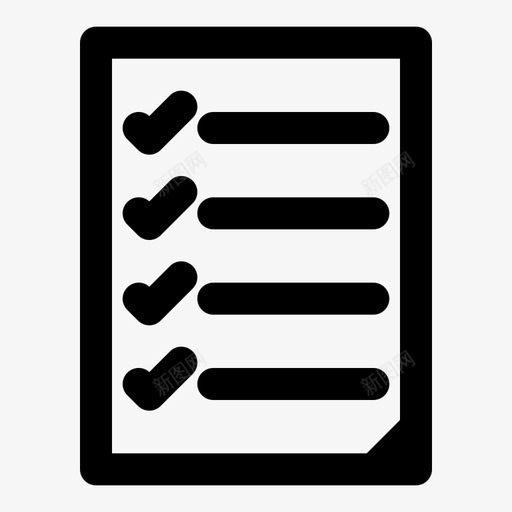 列表格式菜单svg_新图网 https://ixintu.com 列表 格式 菜单 注册表 日程表 粗体 图标