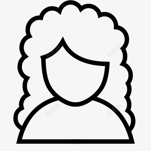 女用户头像人物svg_新图网 https://ixintu.com 女用 用户 人物 头像 用户界面