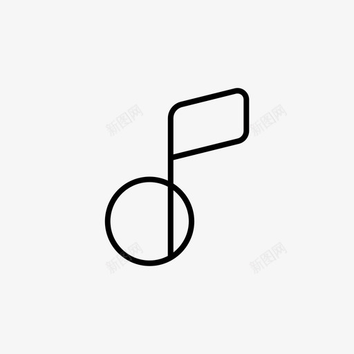 音乐音频基本svg_新图网 https://ixintu.com 音乐 音频 基本 接口 手机 网络 线路 图标