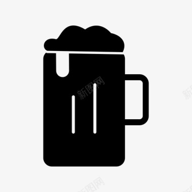 啤酒咖啡杯子图标