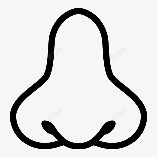 鼻子身体部位鼻孔svg_新图网 https://ixintu.com 部位 嗅觉 鼻子 身体 鼻孔 人体
