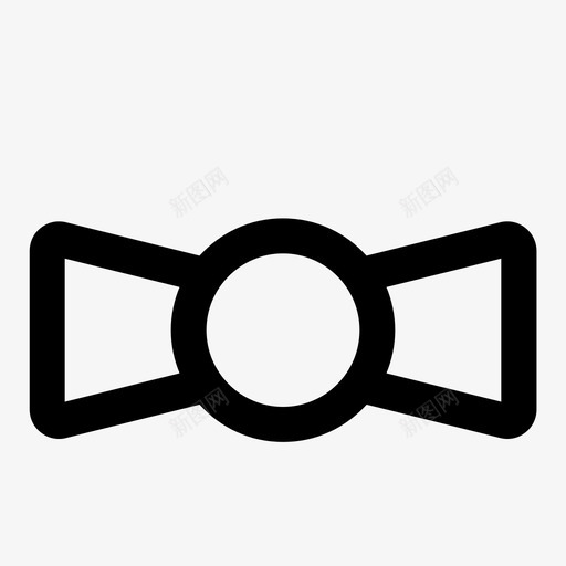 领结时装领带svg_新图网 https://ixintu.com 领结 时装 领带