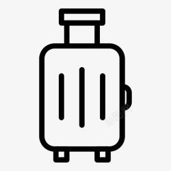 假期icon手提箱包行李箱高清图片
