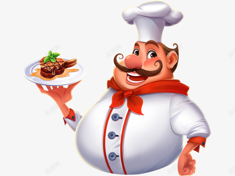 Mr Master chef   Hi guys  This is my project about characters on cooking game   Mr Chef and guest  Hpng免抠素材_新图网 https://ixintu.com 