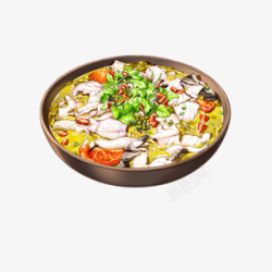 酸菜鱼食物图 shiwu素材