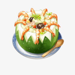 冬瓜盅食物图 shiwu素材