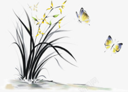 兰花 透明    植物素材素材