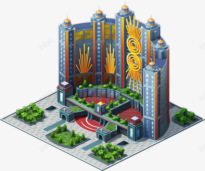 Poker City  Builder   post processing game location   These are buildings for the half citybuilder hpng免抠素材_新图网 https://ixintu.com 