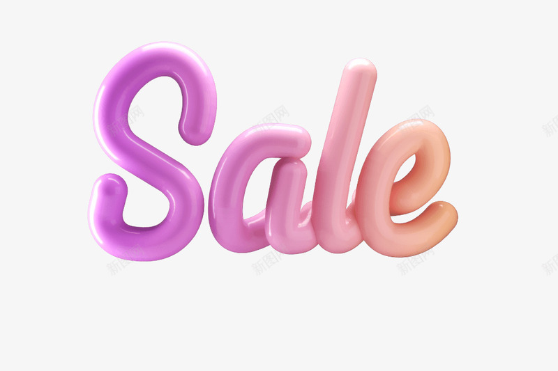 3d lettering word sale design创意png免抠素材_新图网 https://ixintu.com 创意