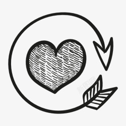 爱情之箭图标 icon com Web UI爱情图片素材