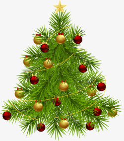 圣诞节圣诞树植物素材素材