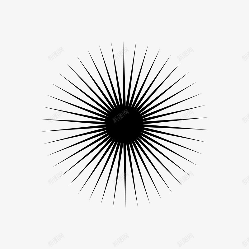 Abstract Shape 49 black on white线条元素png免抠素材_新图网 https://ixintu.com 线条 元素