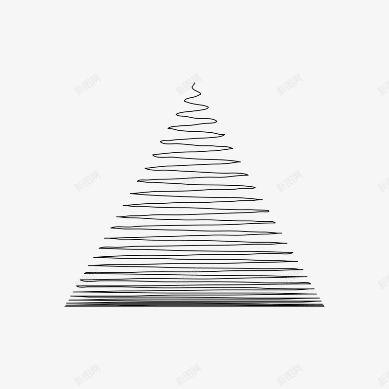 Abstract Shape 54 black on white线条元素png免抠素材_新图网 https://ixintu.com 线条 元素