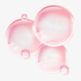粉红色气泡素材png免抠素材_新图网 https://ixintu.com 粉红色 气泡 素材
