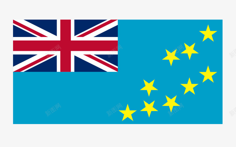 图瓦卢Tuvalu世界各国国旗与地区区旗png免抠素材_新图网 https://ixintu.com 图瓦 世界各国 国旗 地区 区旗