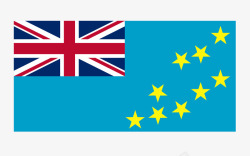 tuvalu图瓦卢Tuvalu世界各国国旗与地区区旗高清图片
