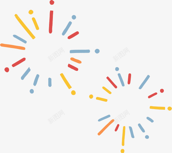 可爱喜庆春节贴纸烟花PNGpng免抠素材_新图网 https://ixintu.com 可爱 喜庆 春节 贴纸 烟花