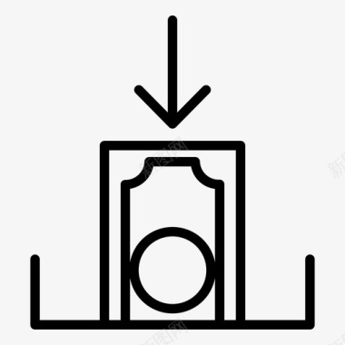 存款收入金钱图标