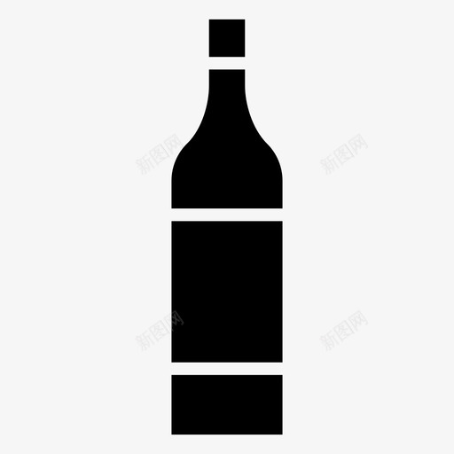 葡萄酒瓶装svg_新图网 https://ixintu.com 葡萄酒 瓶装