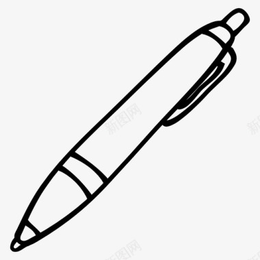 钢笔墨水铅笔图标