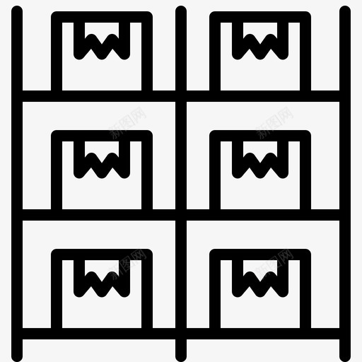 库存管理交货物流svg_新图网 https://ixintu.com 库存管理 交货 物流 包装 包装物 第卷