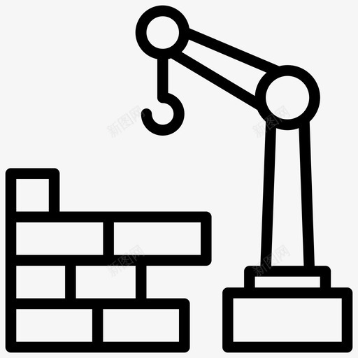 建筑起重机工业和建筑第二卷svg_新图网 https://ixintu.com 建筑 起重机 工业 第二