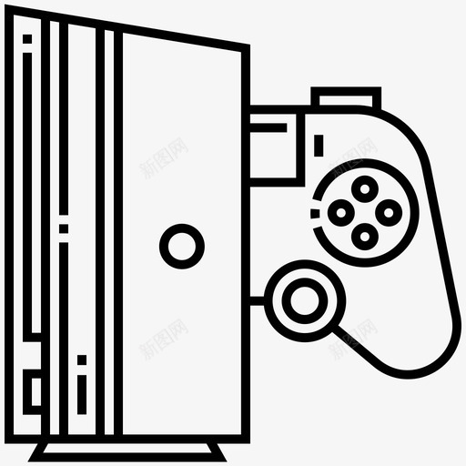 playstation4控制台控制器设备svg_新图网 https://ixintu.com 控制台 设备 控制器 视频 游戏视频 游戏