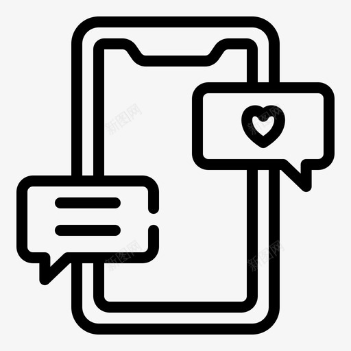 爱的讯息心浪漫svg_新图网 https://ixintu.com 爱的 讯息 浪漫婚礼