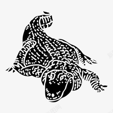 鳄鱼动物凯门鳄图标