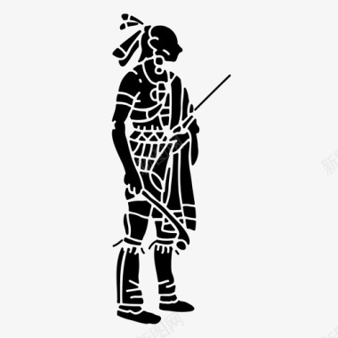 休伦部落印第安人图标