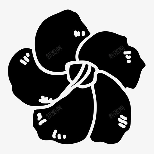 芙蓉盛开花svg_新图网 https://ixintu.com 芙蓉 盛开 开花 夏威夷 花实