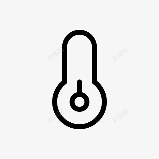温度计天气预报测量svg_新图网 https://ixintu.com 温度计 天气预报 测量 温度 天气 气象 装置