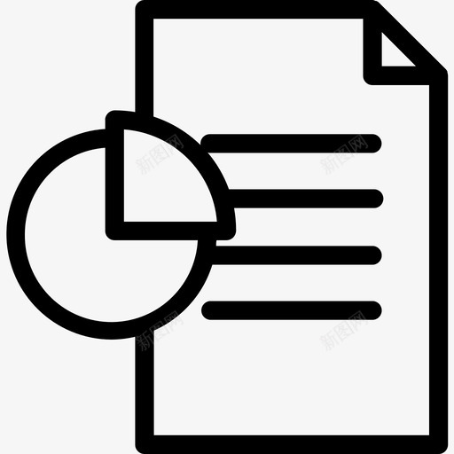 数据文件发票svg_新图网 https://ixintu.com 文件 数据 发票 办公室 报告 业务