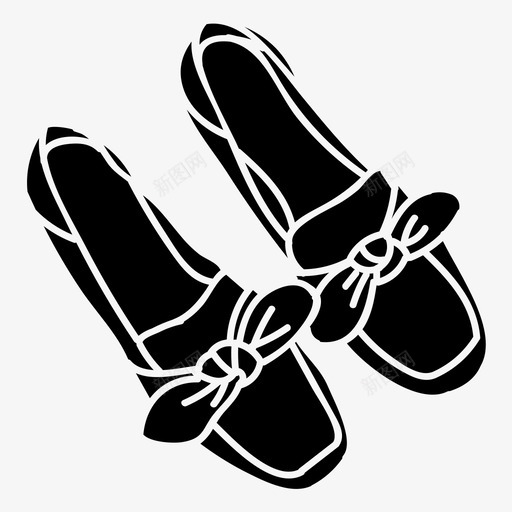 鞋时尚鞋雕文图标svg_新图网 https://ixintu.com 时尚 鞋鞋 雕文 图标