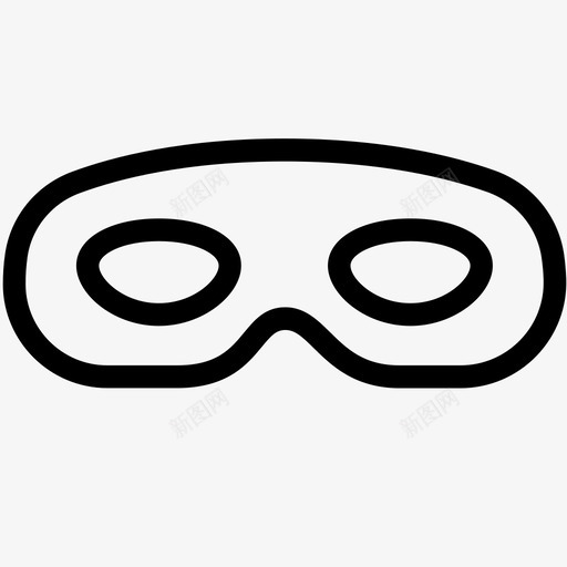 口罩眼罩蒙面强盗svg_新图网 https://ixintu.com 眼罩 强盗 口罩 蒙面 凝胶 各种 眼镜