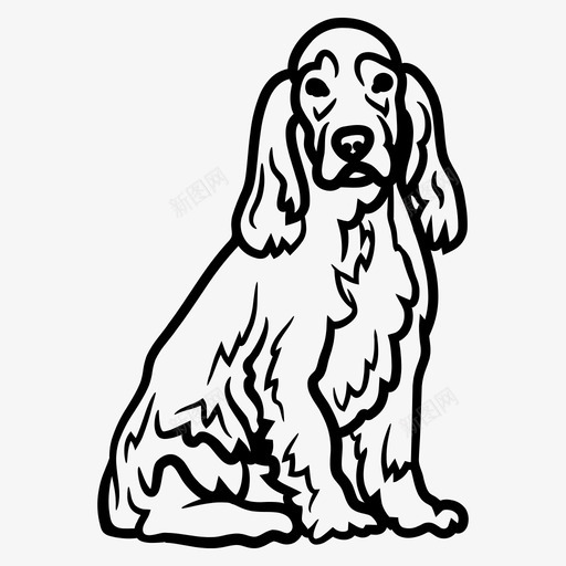狗动物可卡犬svg_新图网 https://ixintu.com 动物 可卡 宠物狗