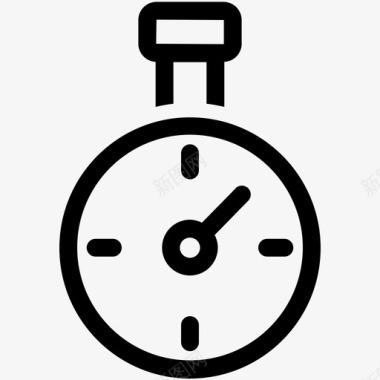 秒表生产力计时器图标