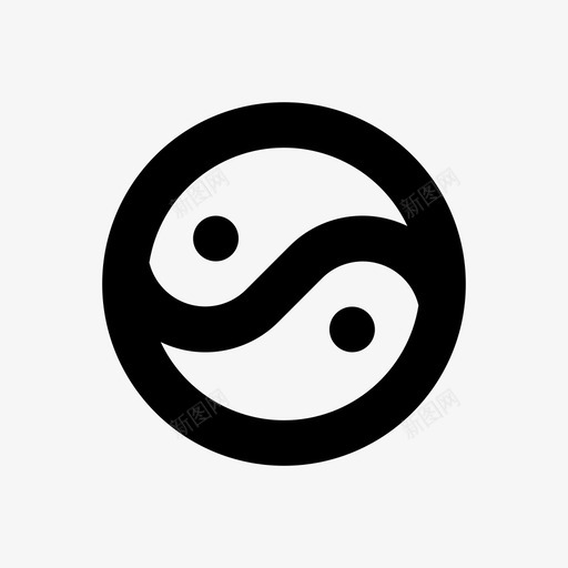 阴阳塔罗牌塔罗牌符号svg_新图网 https://ixintu.com 阴阳 塔罗 巫术 符号 匹萨