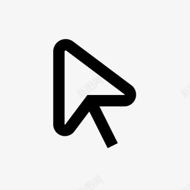 光标点击鼠标点击图标