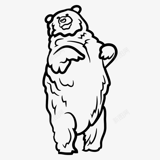 科迪亚克熊动物灰熊svg_新图网 https://ixintu.com 科迪 亚克 熊科迪 熊动物 动物 灰熊 哺乳动物