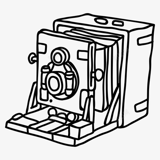老式照相机模拟胶卷svg_新图网 https://ixintu.com 老式 照相机 模拟 胶卷