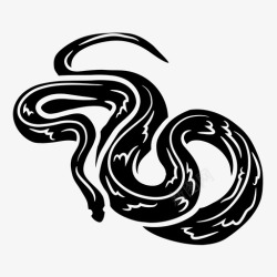 黑曼巴蛇黑奶蛇动物爬行动物高清图片