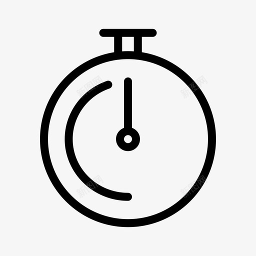 秒表时钟电子商务svg_新图网 https://ixintu.com 电子商务 秒表 时钟 时间