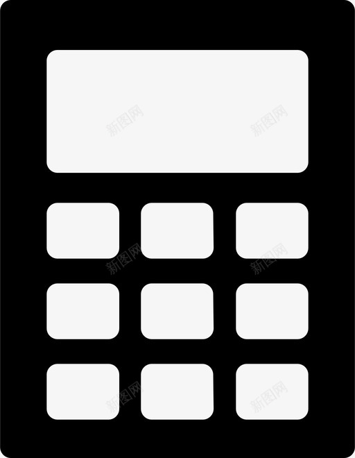 计算器减号数字svg_新图网 https://ixintu.com 计算器 减号 数字 加号 加粗