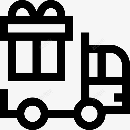 送货车礼品发送运输svg_新图网 https://ixintu.com 送货 货车 礼品 发送 运输 卡车 购物