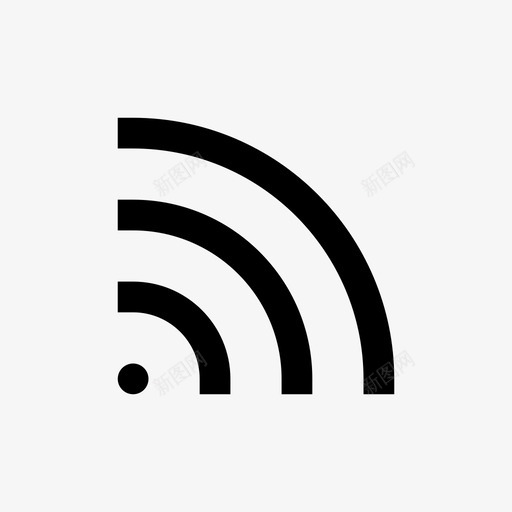 wifi网络移动线路64pxsvg_新图网 https://ixintu.com 网络 移动 线路