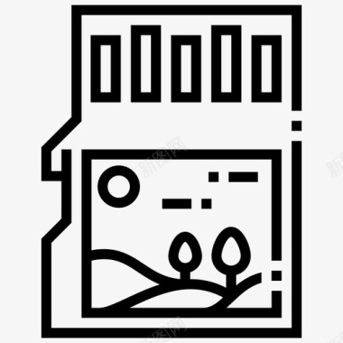 照片存储卡相机存储卡图标